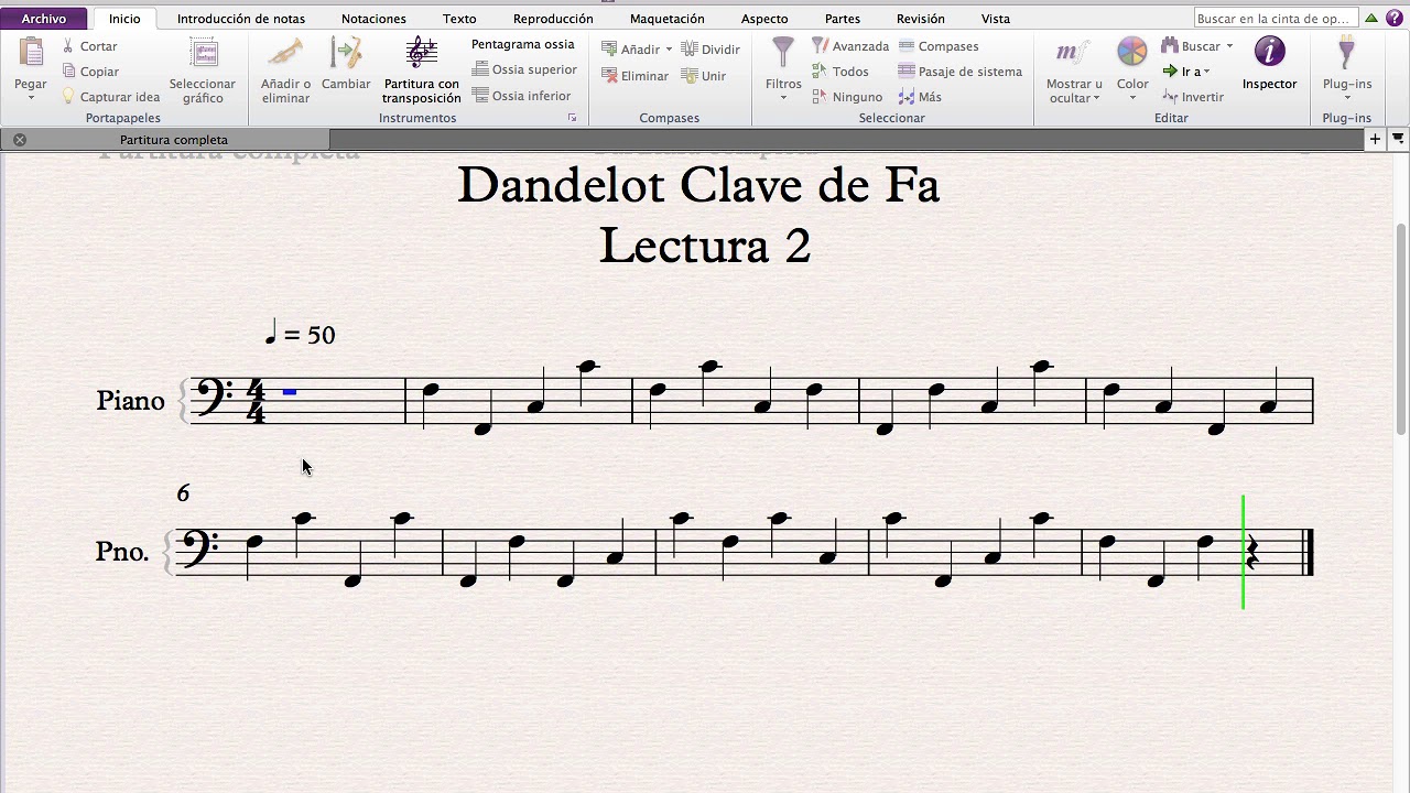 Clave de Fa - Lectura 2