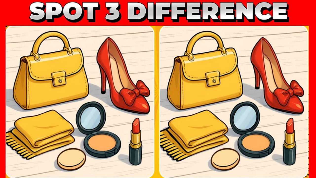 Find the 3 Differences Challenge for Kids & Adults |Spot 3 Difference | Dream Line Studio 9