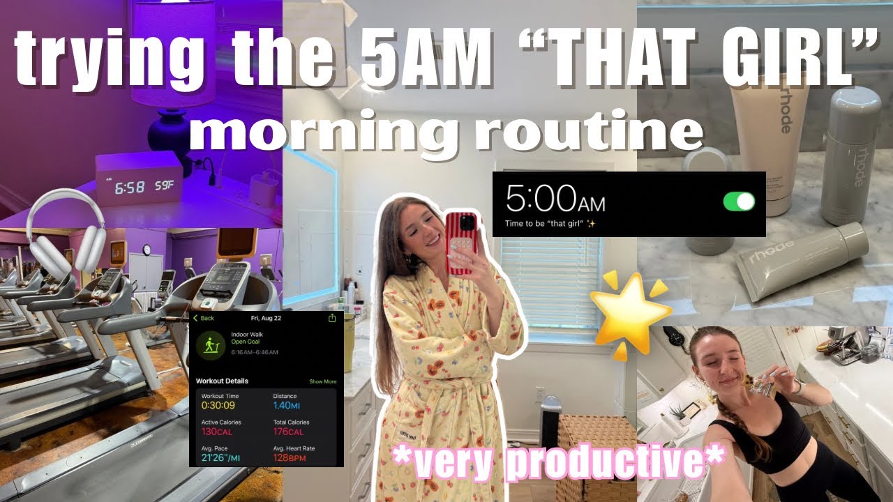 trying the viral 5AM 