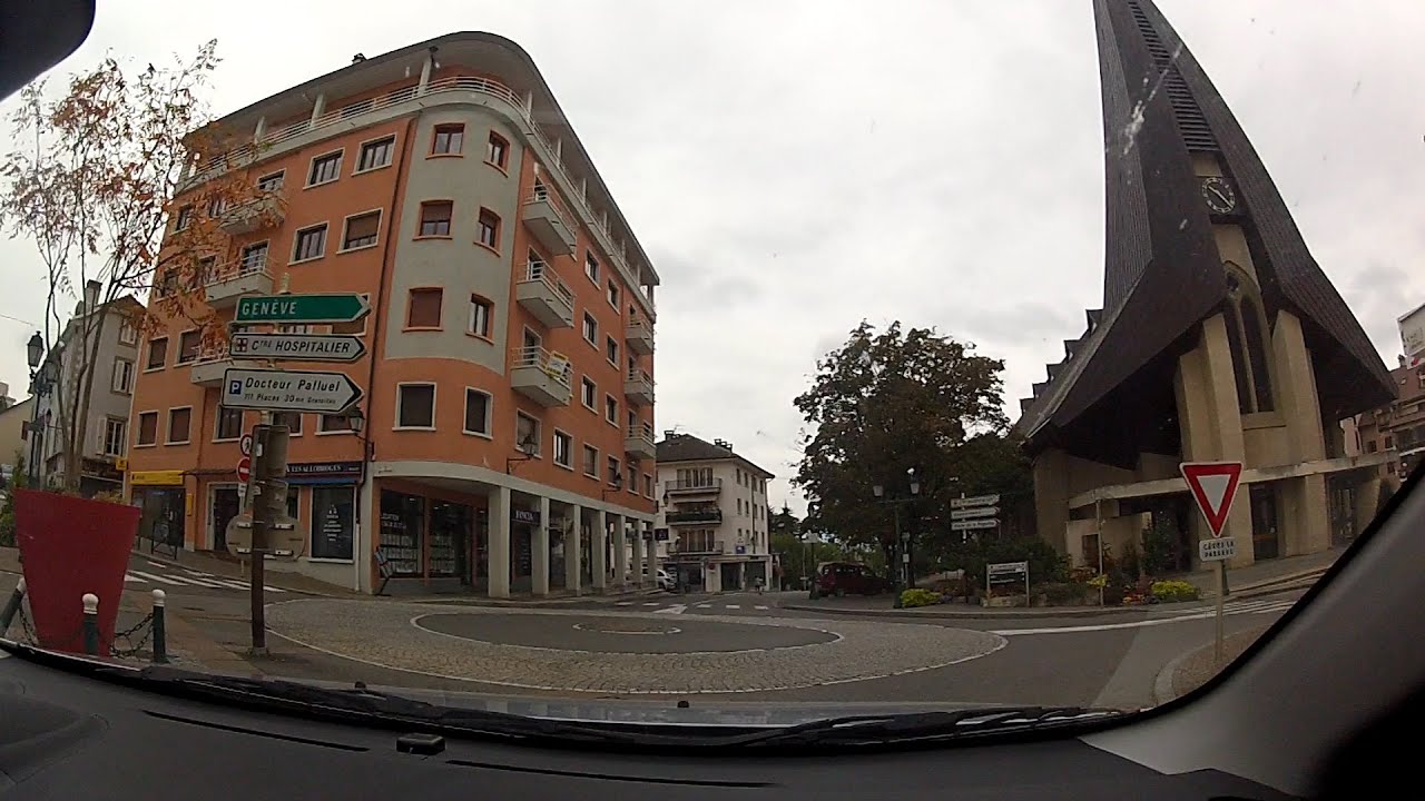Saint-Julien-en-Genevois tour, Haute-Savoie (Upper Savoy), France – onboard camera