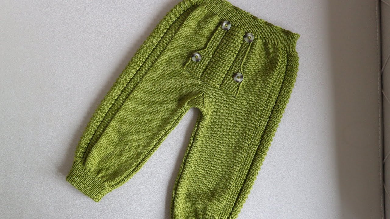 Erkek çocuk pantolonu 2.bölüm