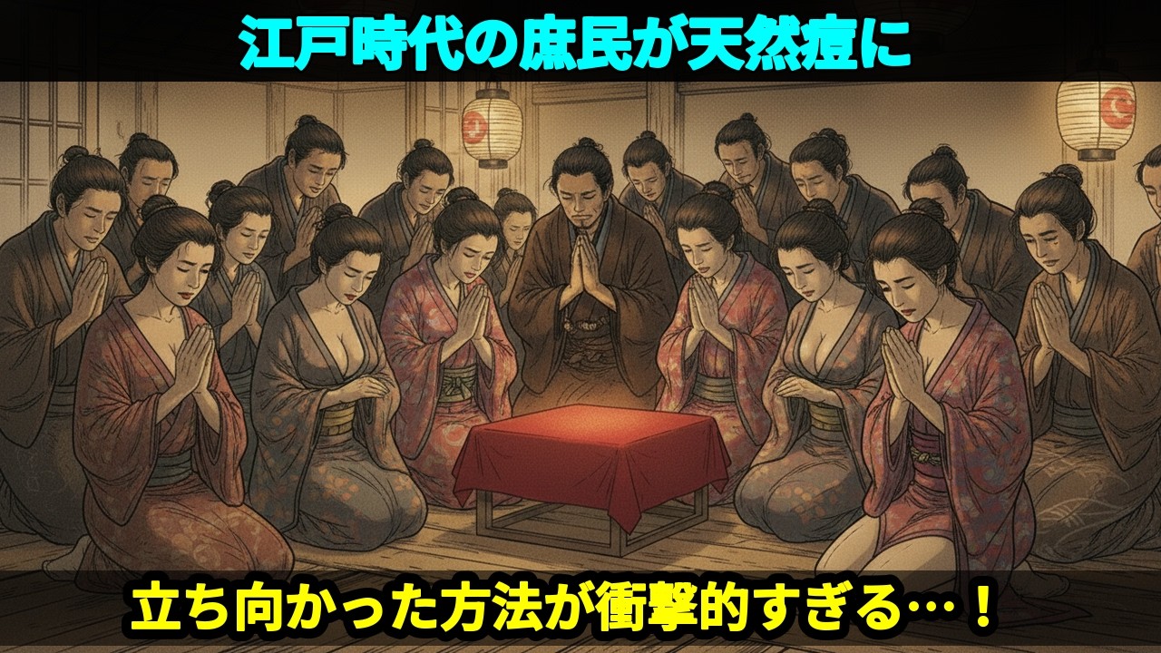 ワクチンのない江戸時代、庶民は天然痘とどう闘ったのか？医者も薬も少ない時代の真実【江戸時代の庶民】【江戸好奇心】～赤い布と祈りが命を救う奇跡とは？