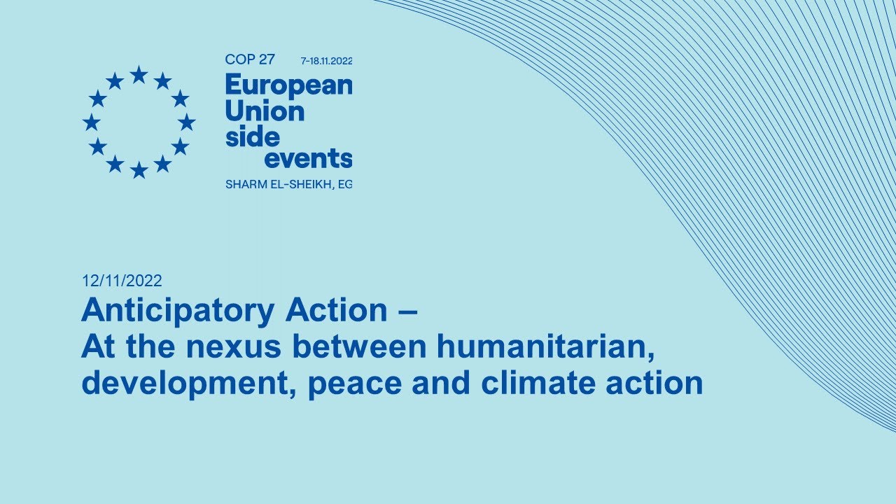 Anticipatory action – at the nexus between humanitarian, development, peace and climate action