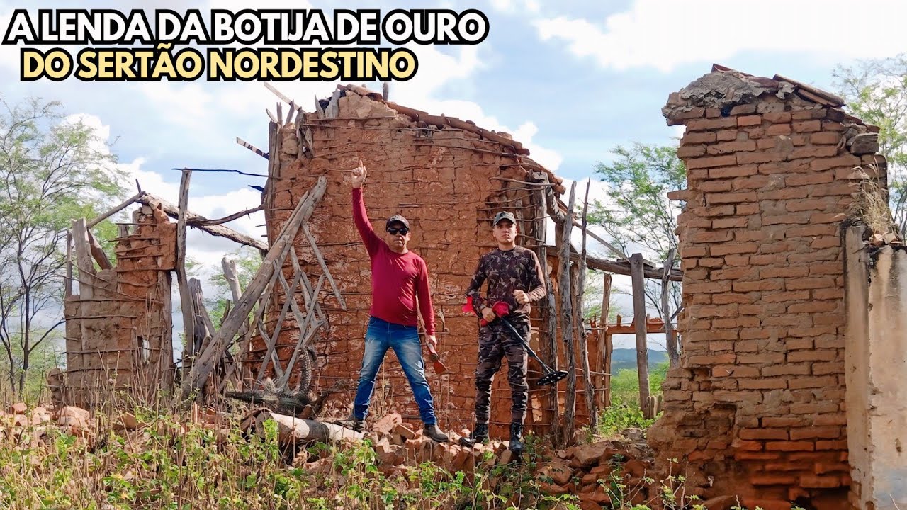 A Lenda da Botija de OURO | Aventura nas Ruínas do Casarão Centenário🌵⛏️