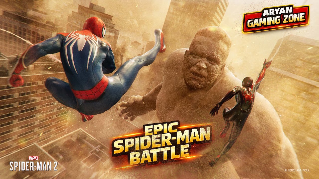 INSANE Sandman Boss Fight! Spider-Man 2 PS5 Gameplay