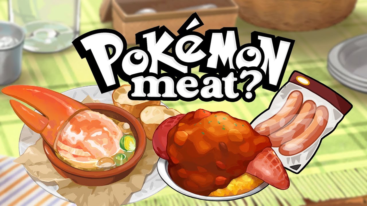 What is meat made of in the Pokémon games?