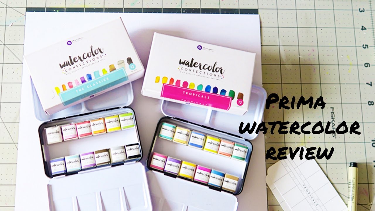 Prima Watercolor Confections Review- The Classics & Tropicals