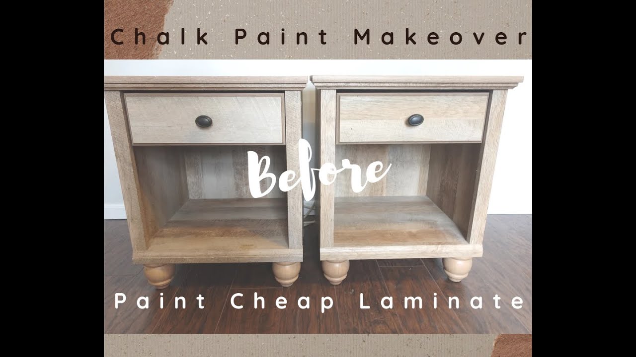 DIY Annie Sloan Chalk Paint Makeover – Old World Stone Effect - Paint Cheap Laminate Furniture