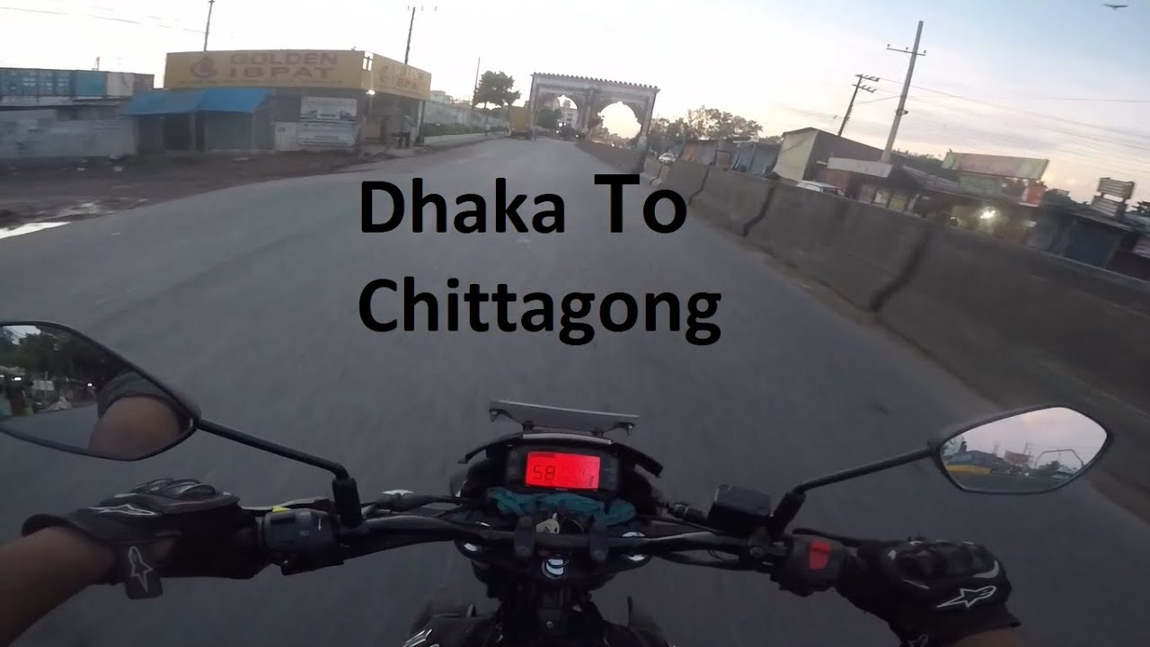 Dhaka to chittagong tour by gixxer || vlog 5 || Gopro 5