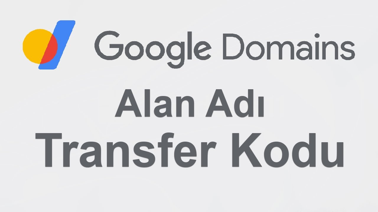 Google Domains'den Alan Adı Transfer Kodu Alma