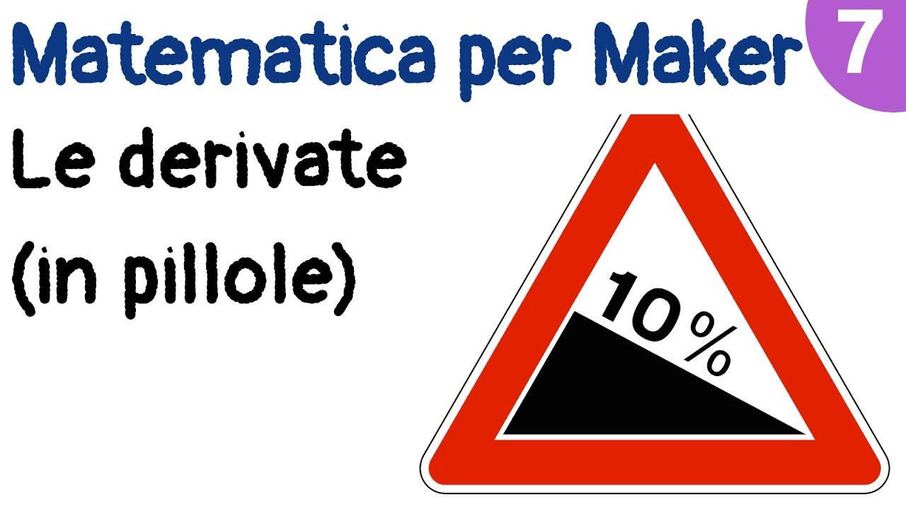 Cos'è una derivata? - Matematica per Maker - Video 7