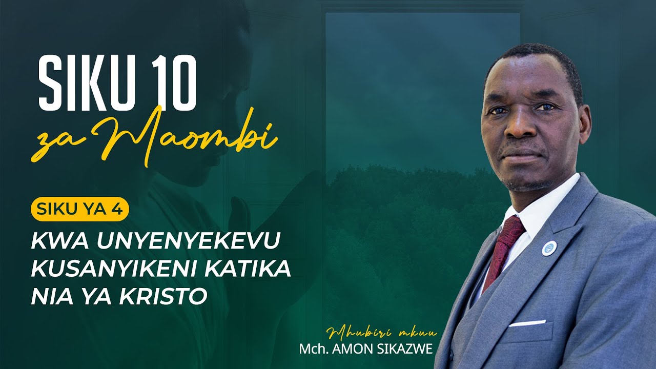 🔴#LIVE: SIKU 10 ZA MAOMBI || KUFUNGULIWA || PR. AMON SIKAZWE || SIKU 04