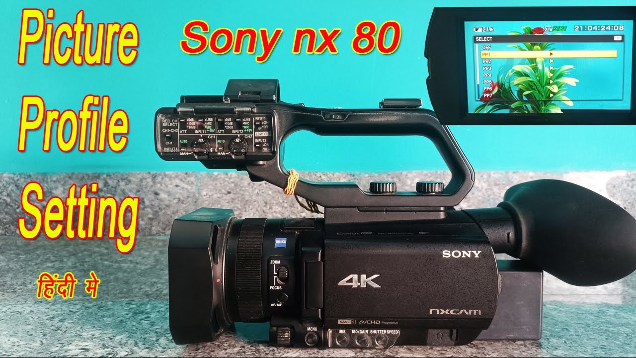 Picture Profile and  Color Setting Sony nx 80 and nx 70