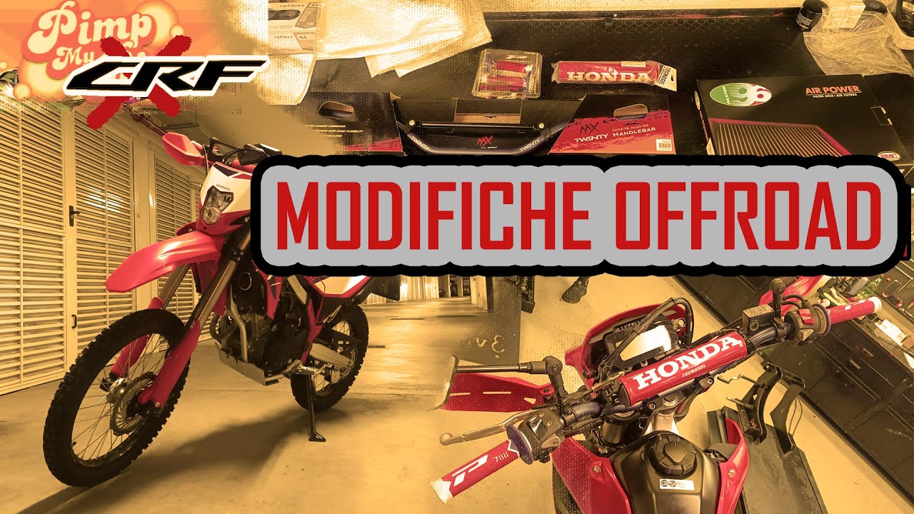 MODIFICHE PER LA NUOVA HONDA CRF300L: RISER, MANUBRIO E FILTRO ARIA!
