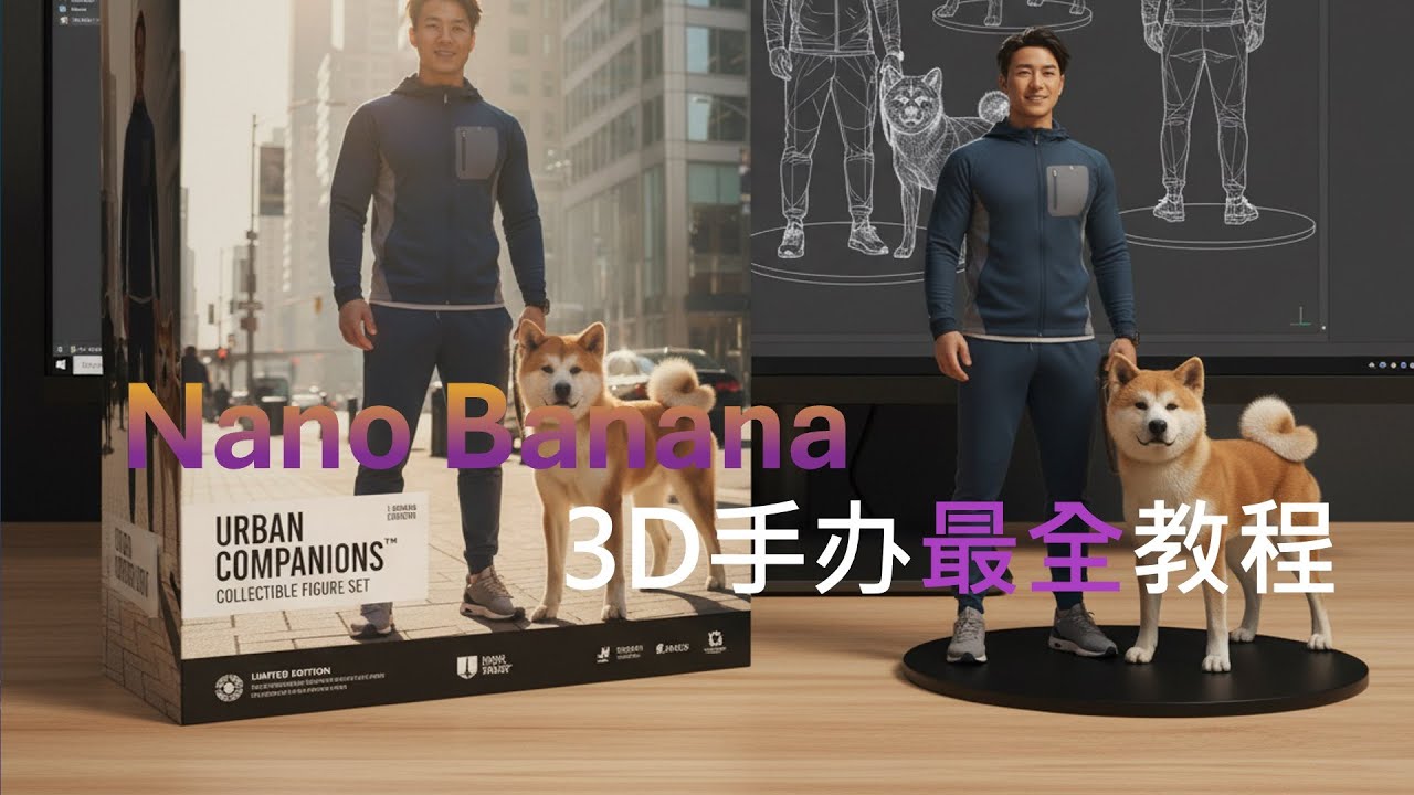 Nano Banana 超真实3D手办 | 超详细提示词 + 最全教程 [含CC字幕]