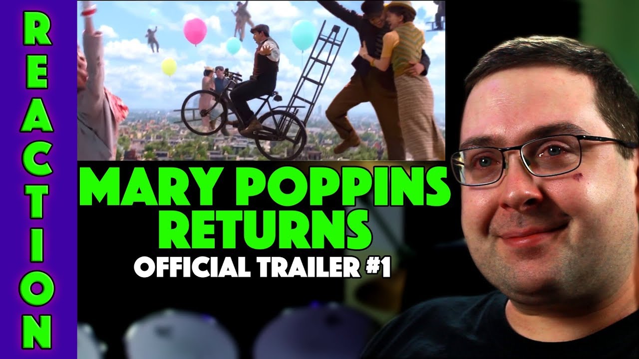 REACTION! Mary Poppins Returns Trailer #1 - Emily BLunt Movie 2018