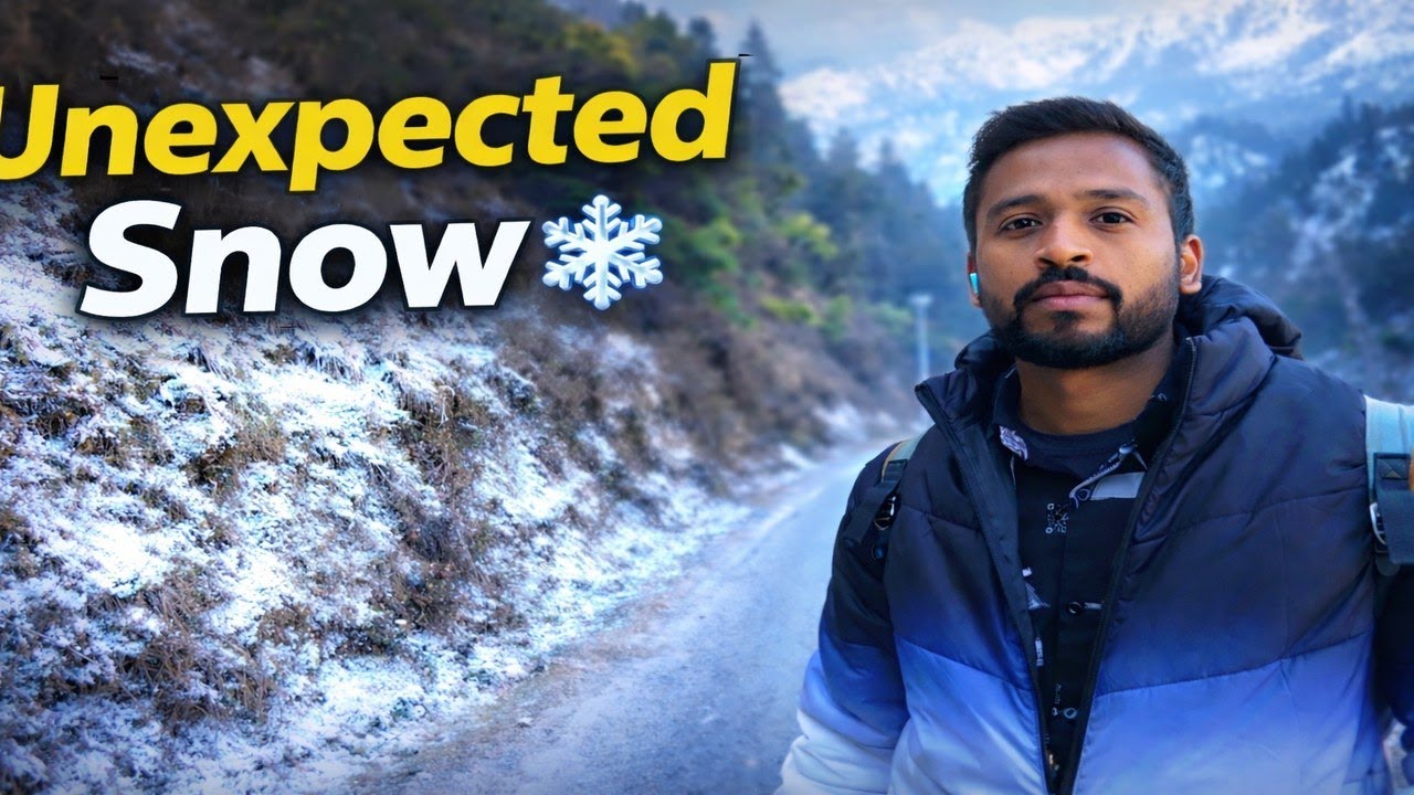 Chakrata to Moila Top Bike Ride | Unexpected Snow ❄️