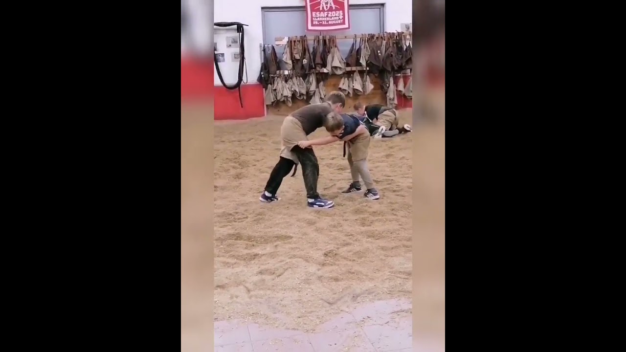 Schwingen Anfang des Wintertrainings