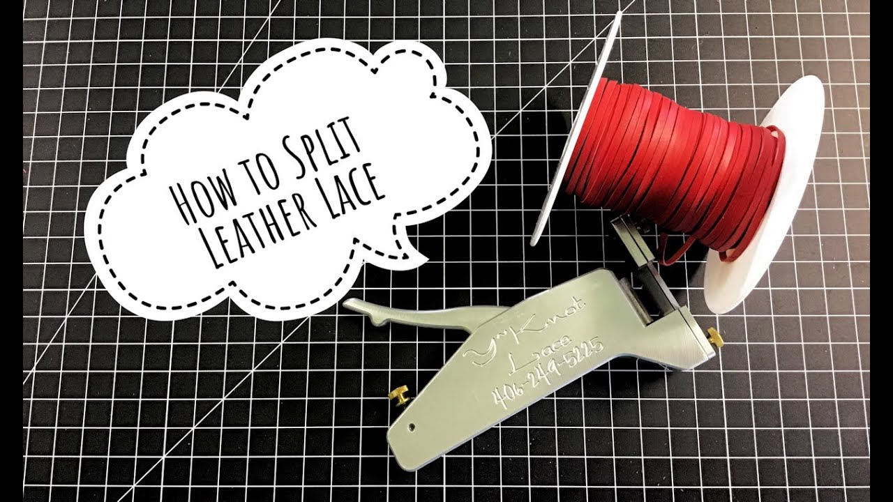 How To Split Leather Lace for Braiding Preparation