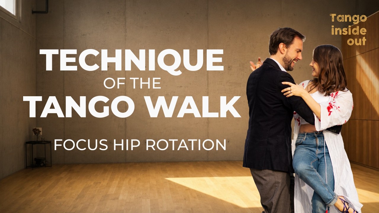 Technique of the Walk: About Hip Rotation, Projection & Close Embrace | Tango Intermediate #dance