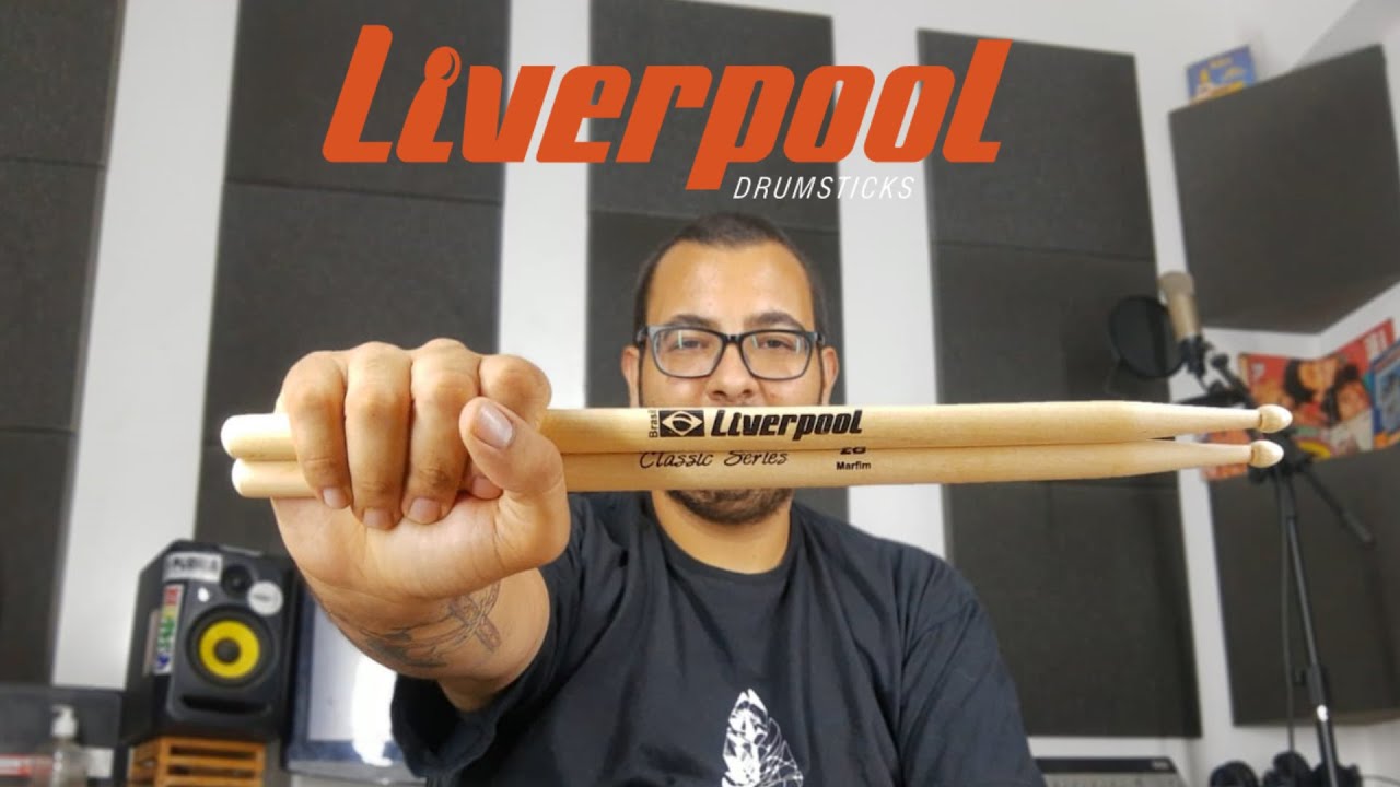 Baquetas Liverpool 2B, 5B e 7A | Diferentes Aplicações