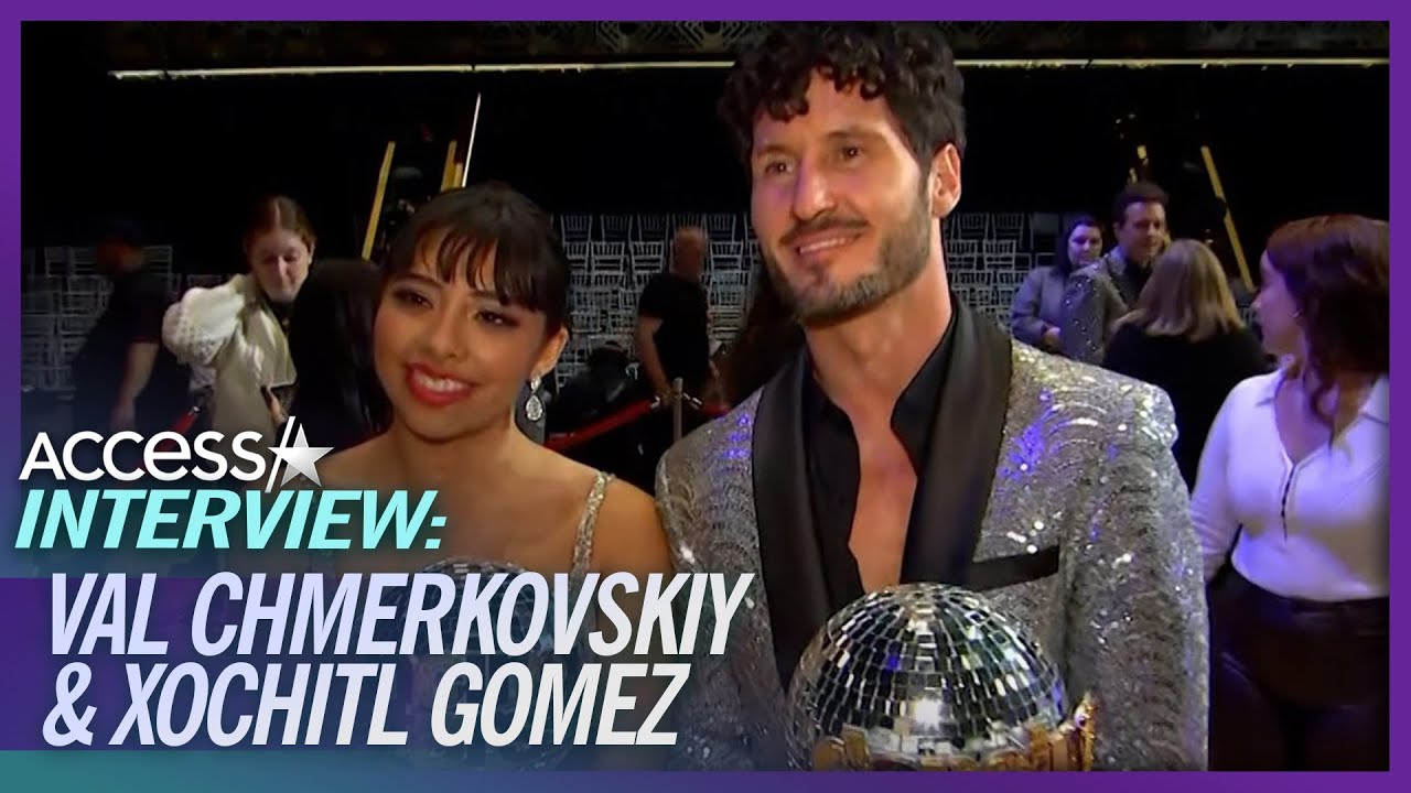 Val Chmerkovskiy & Xochitl Gomez Are 'Really Happy' After 'DWTS' Win