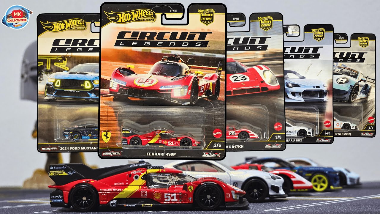 Unboxing Hot Wheels Circuit Legends 2025 Full Set