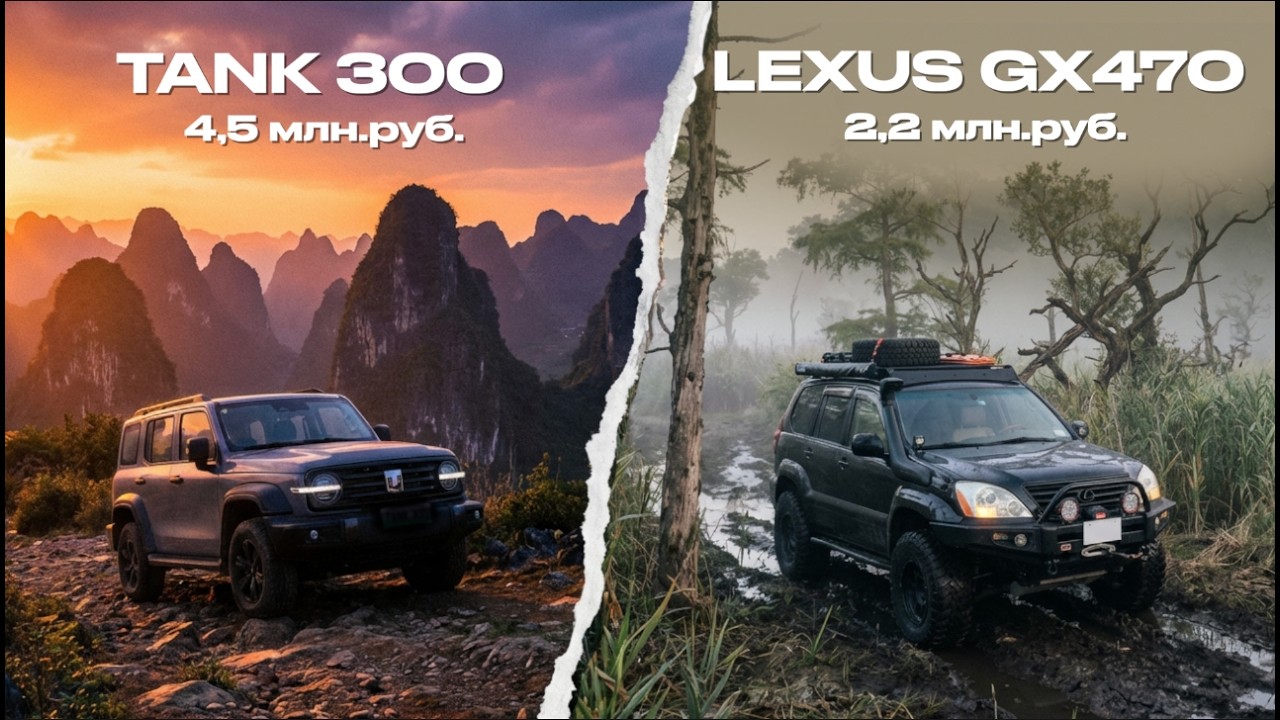 ЧТО ЛУЧШЕ в путешествии? // TANK 300 или LEXUS GX470 (Prado 120)