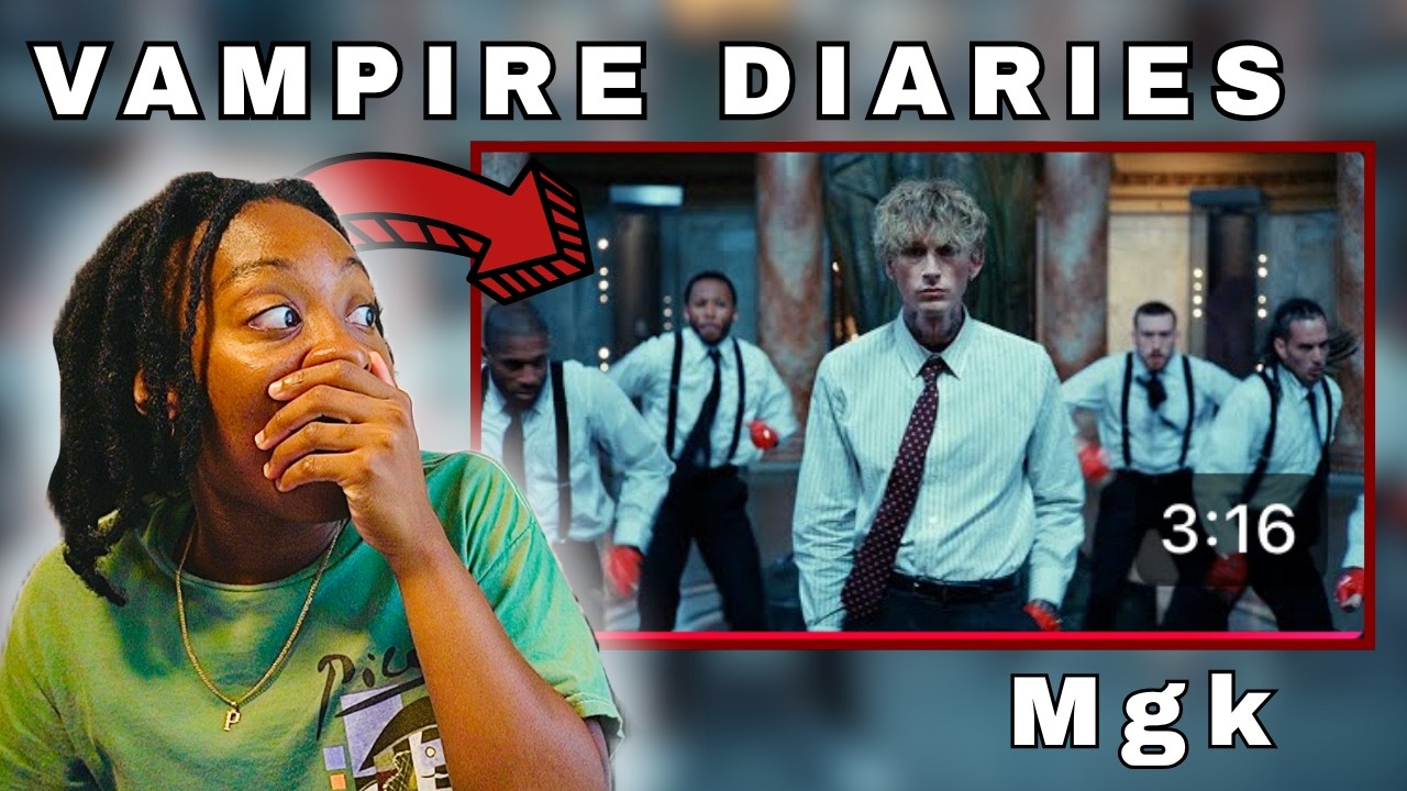 I Know MGK Did Not Just Do That! | TheeLexxB Reacts to MGK - Vampire Diaries (Music Video)