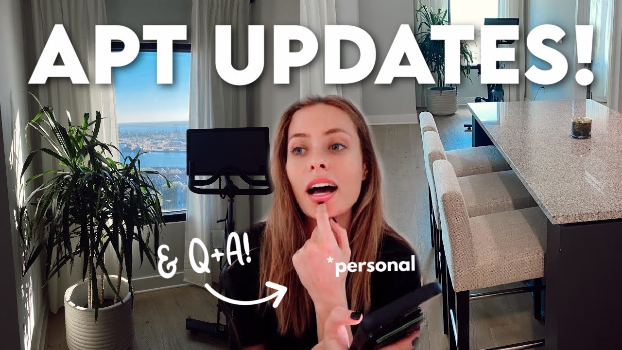 apartment progress!! & *VERY* personal Q&A || VLOG