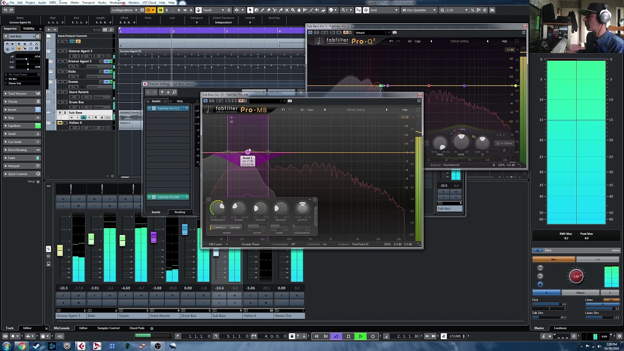 Sidechaining in Cubase 10 (VST3, VST2 & LFOtool methods)