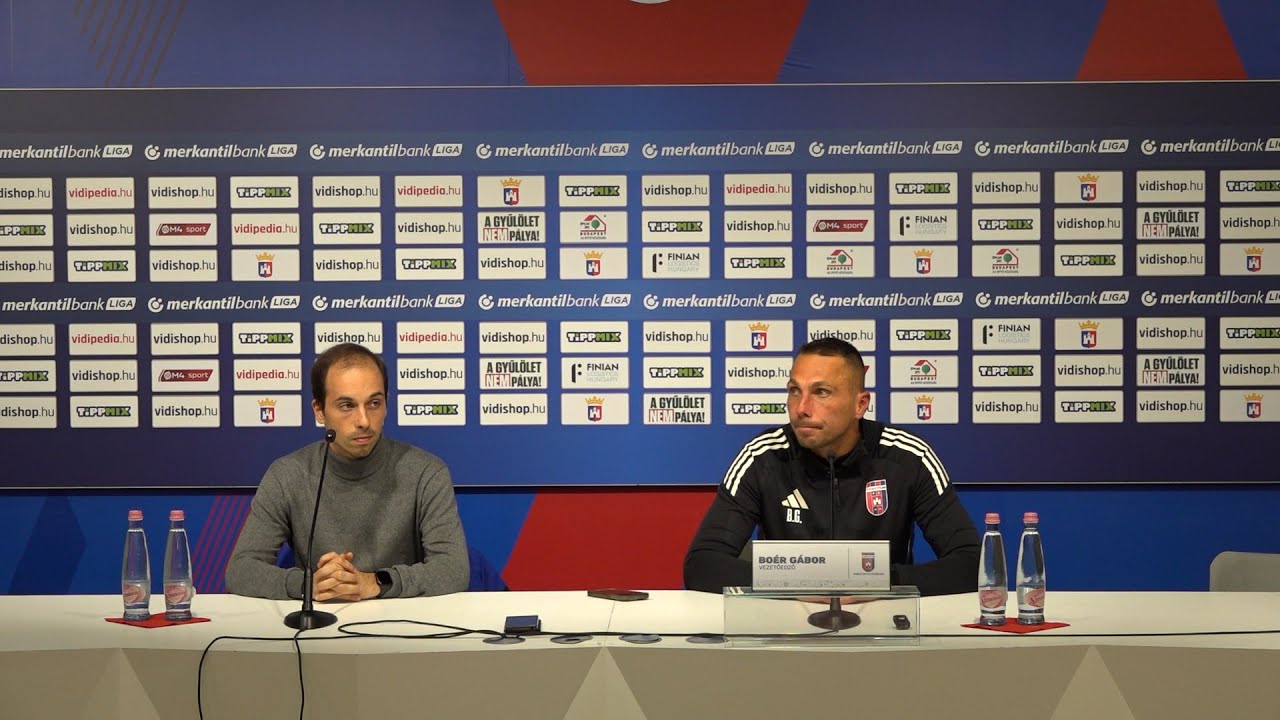 Videoton FC Fehérvár - BVSC-Zugló (0-1) | Mérkőzés utáni sajtótájékoztató