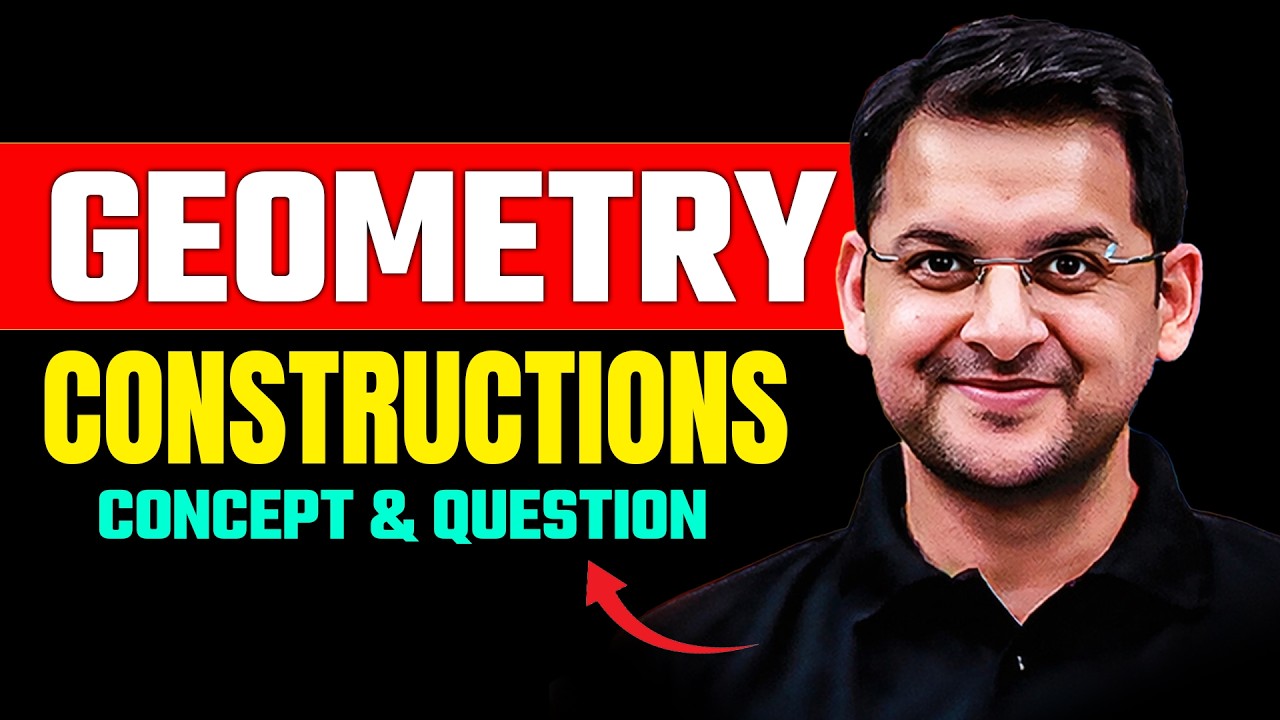 Geometry Constructions | Concept & Question | Maths Olympiad | Abhay Sir | VOS
