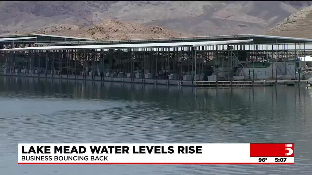 Lake Mead&rsquo;s water level increases help businesses flourish
