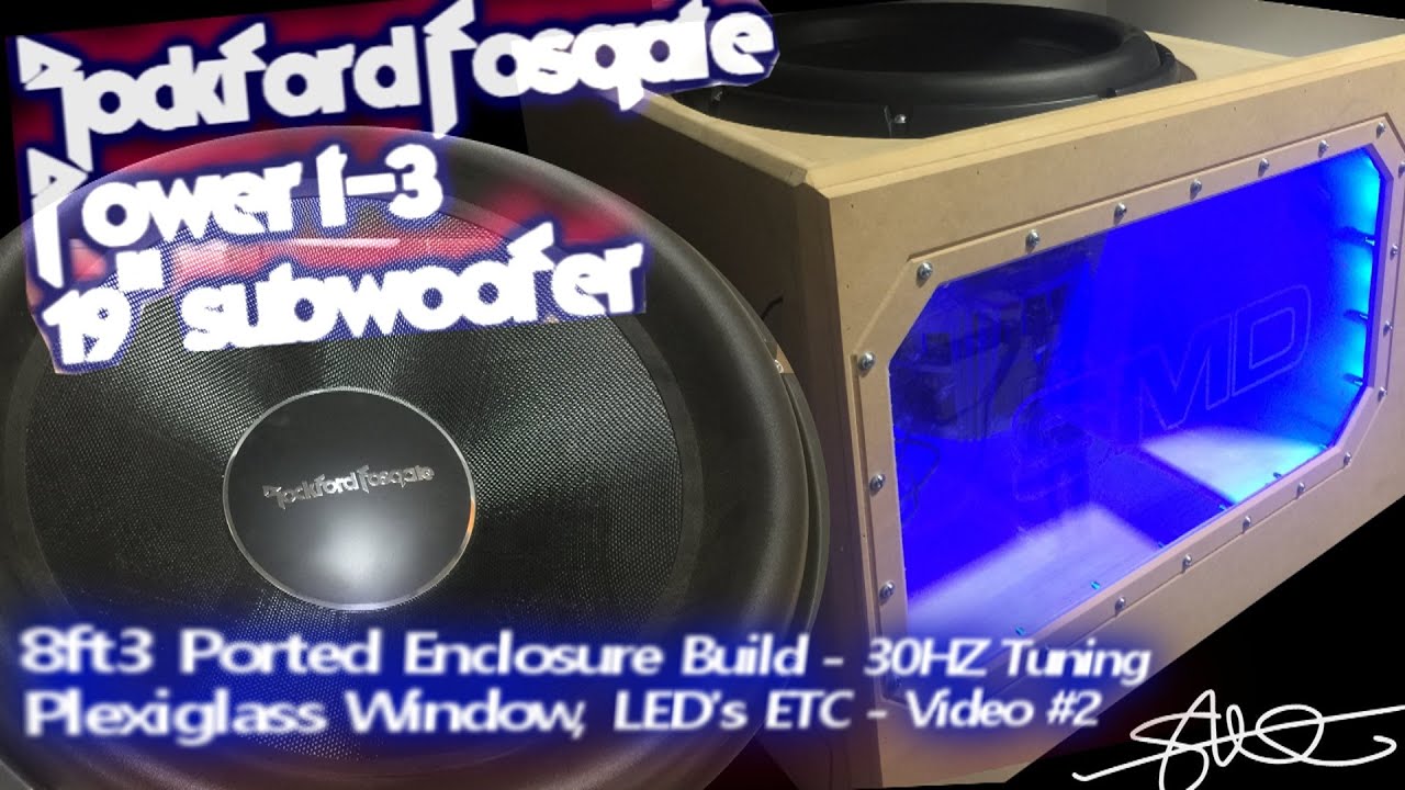 Massive Subwoofer, Massive Ported Box (Build) Rockford Fosgate Power T3 19