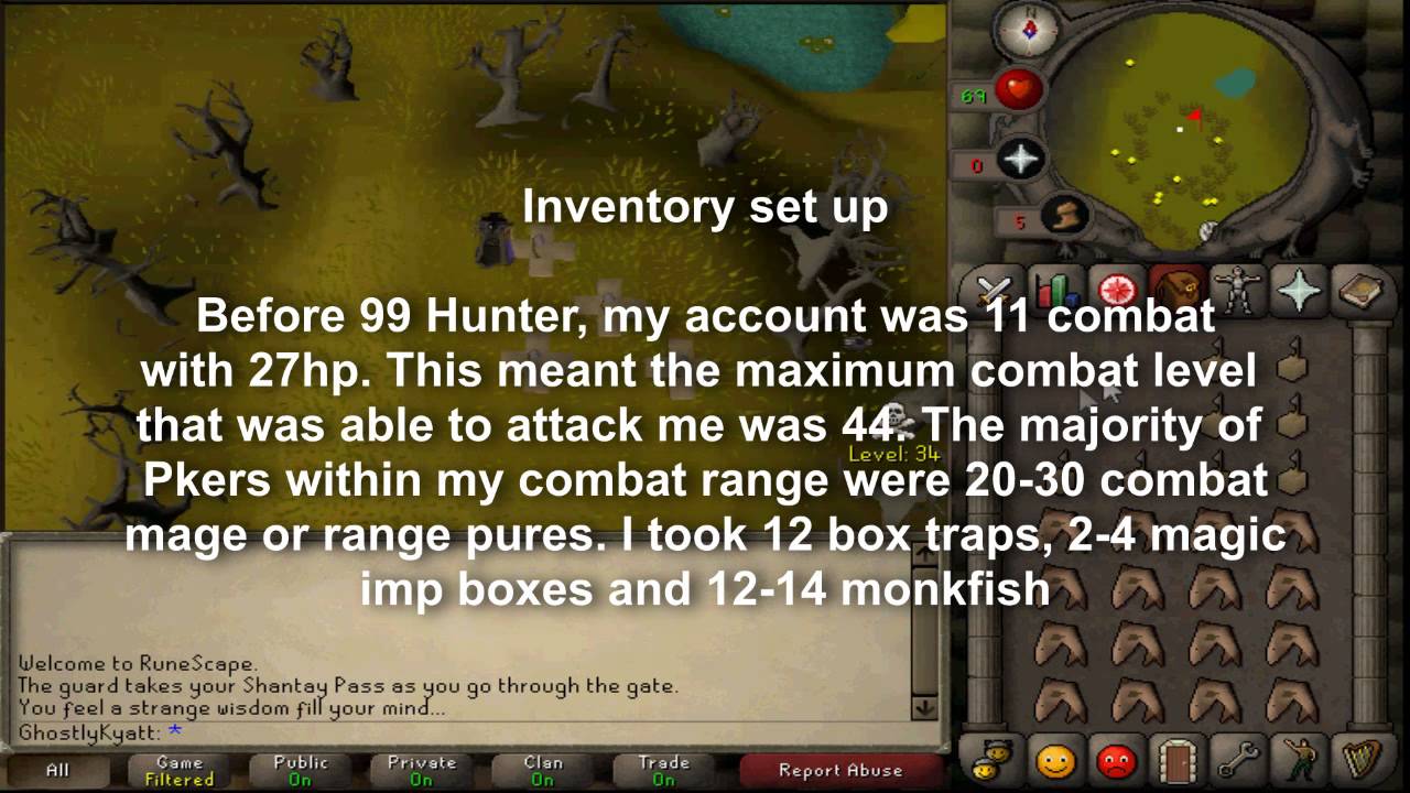 1-99 Hunter In 136 Hours - Skill Guide With A Difference - OSRS