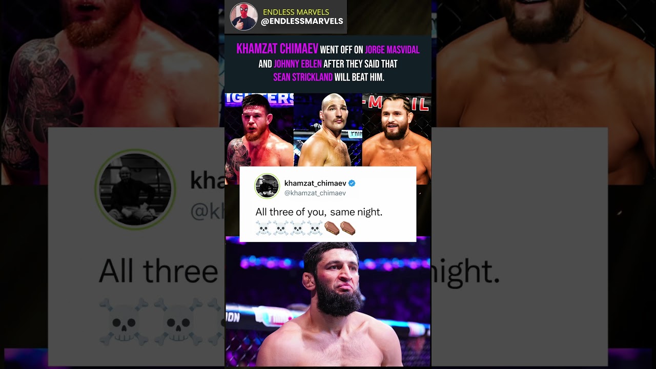 Khamzat Chimaev Fires Back at Masvidal and Johnny Eblen 🔥 #ufc