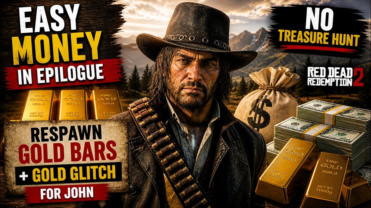 GOLD BARS YOU CAN GET AS JOHN IN EPILOGUE | RED DEAD REDEMPTION 2