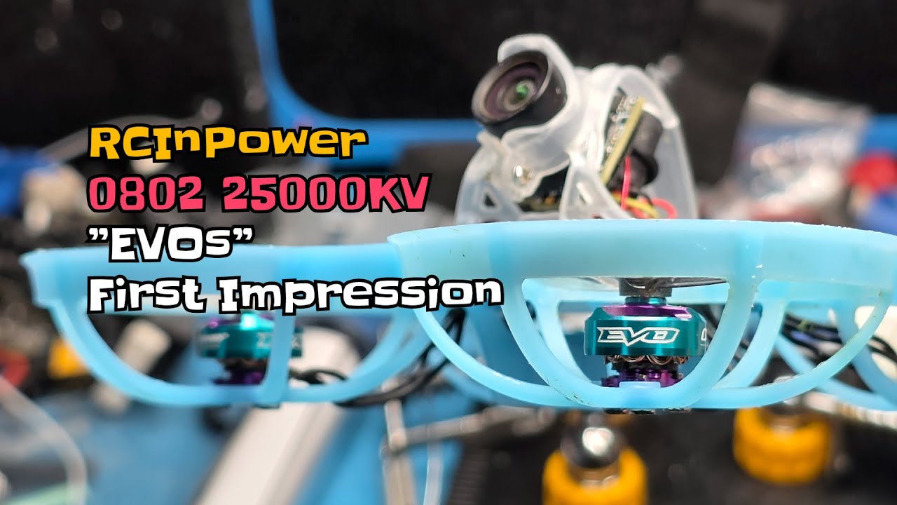 Первое впечатление от двигателей RCinpower 0802 25000kv 
