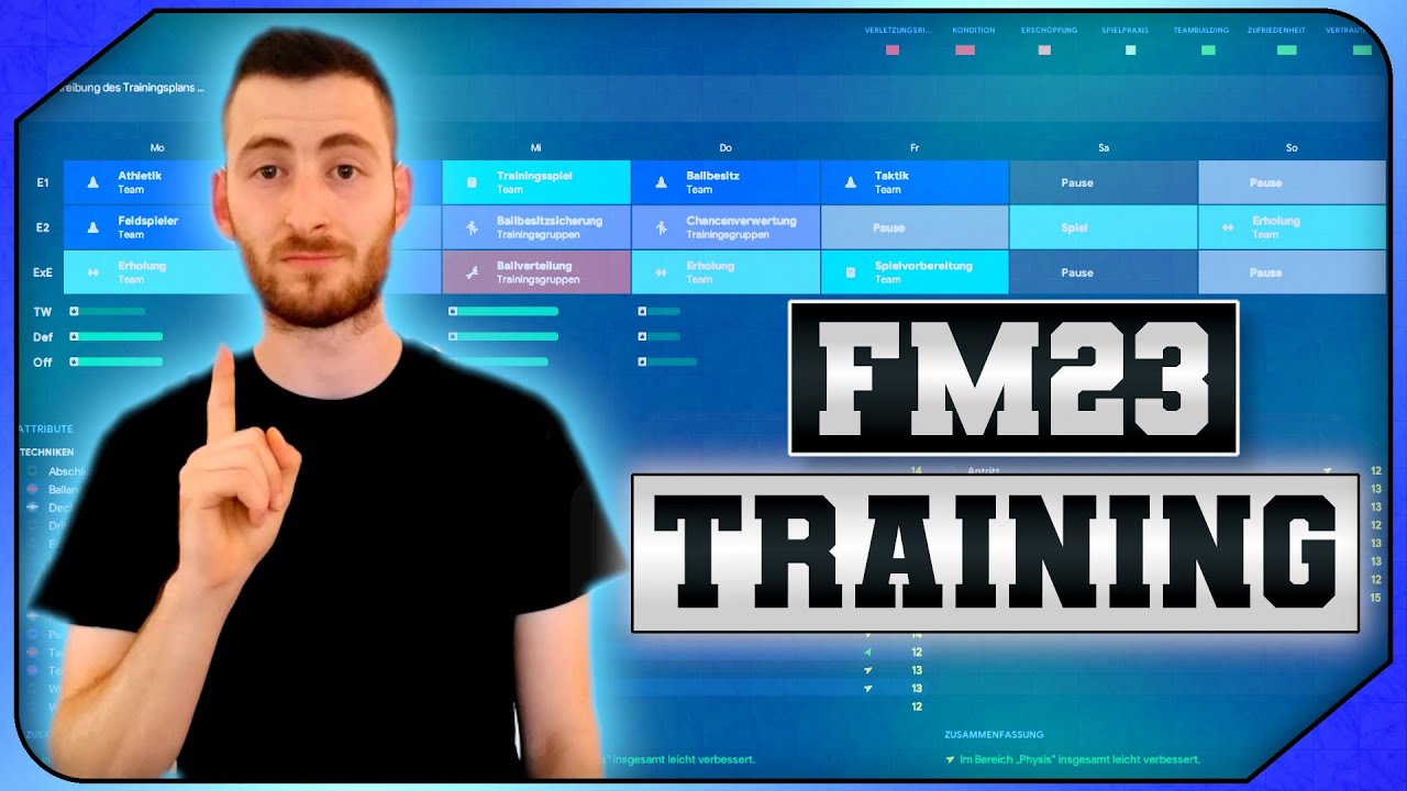 FM23: Das Training I Football Manager 2023 Tutorial