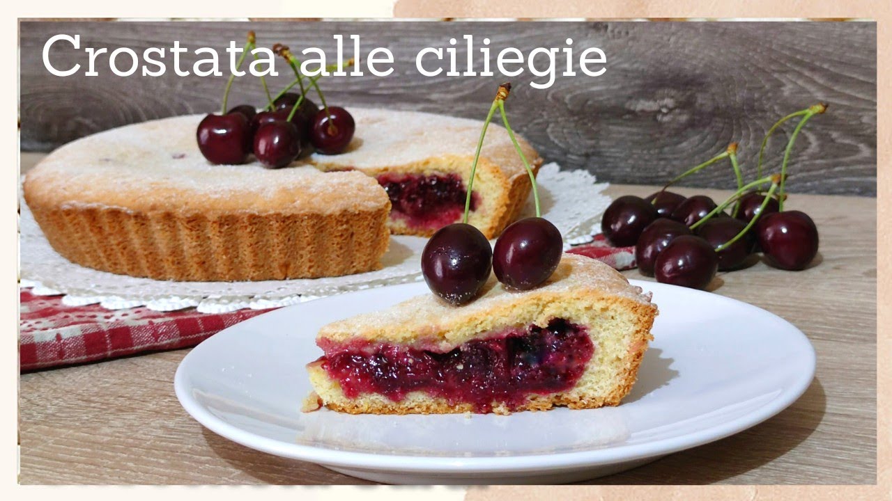Crostata alle ciliegie con farcia stragolosa una bontà per gli occhi e soprattutto per il palato🍒🍒🍒🥰