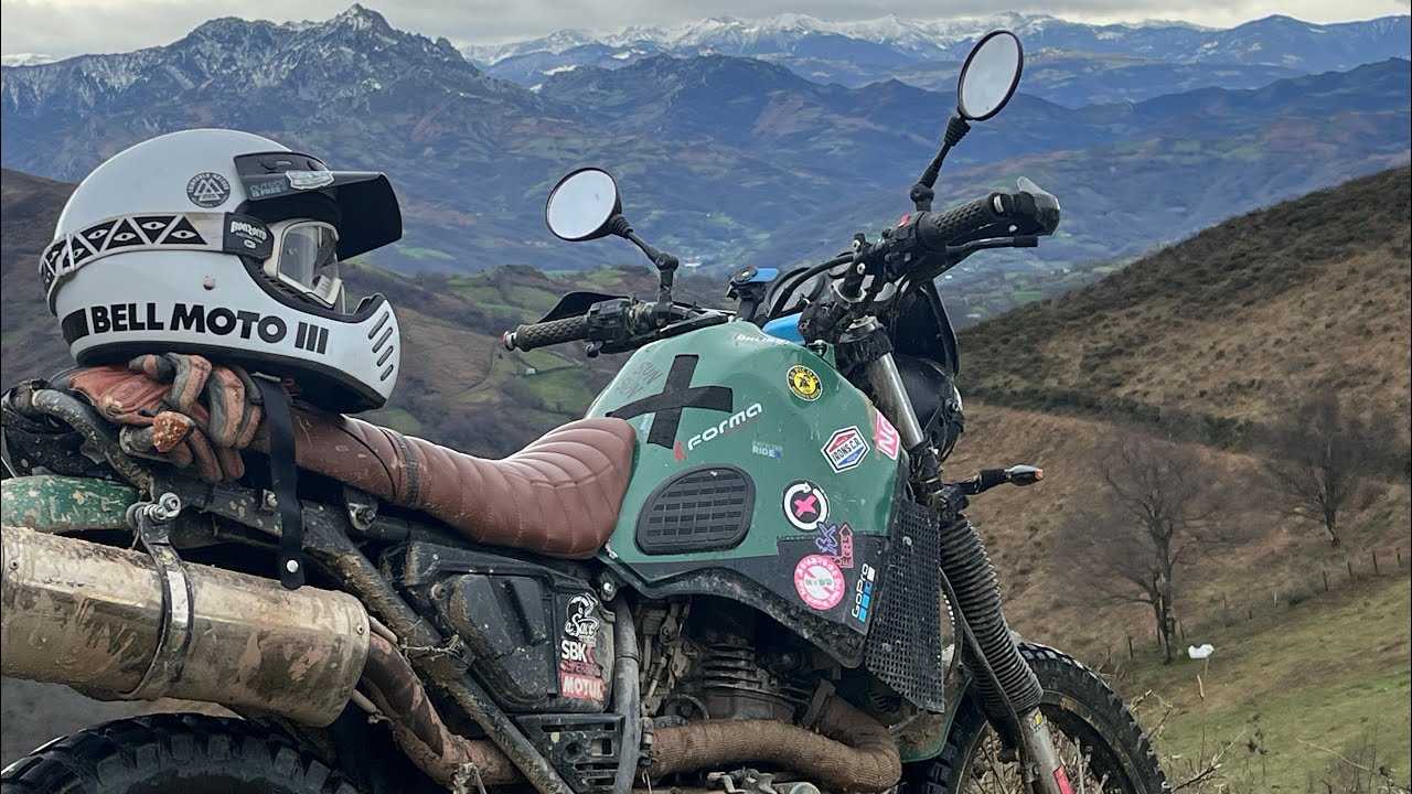 Trail Asturias#ruta #langreo #minas de cielo abierto #samuño #la Nueva #offroad #klr650 #asturias
