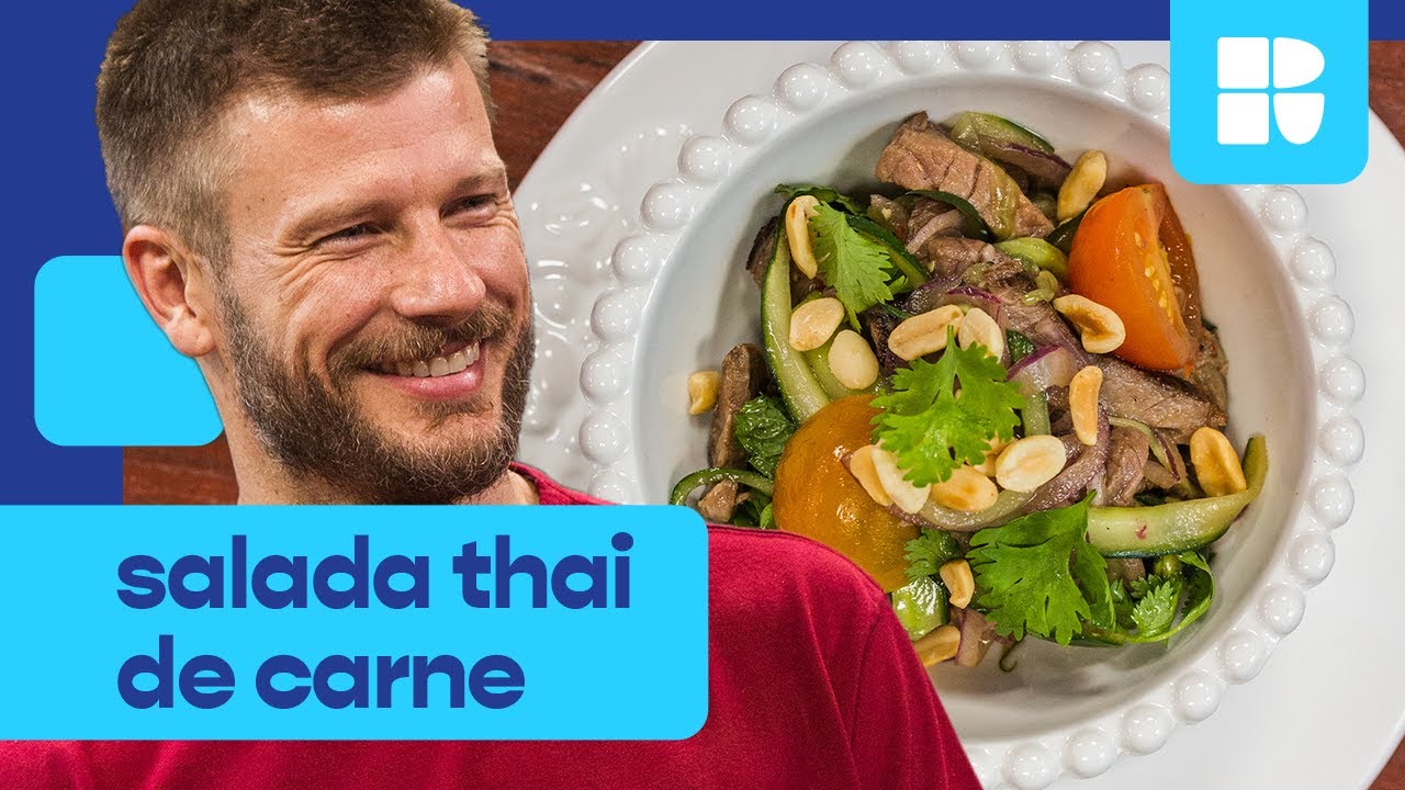 Salada thai de carne | Rodrigo Hilbert | Bem Juntinhos