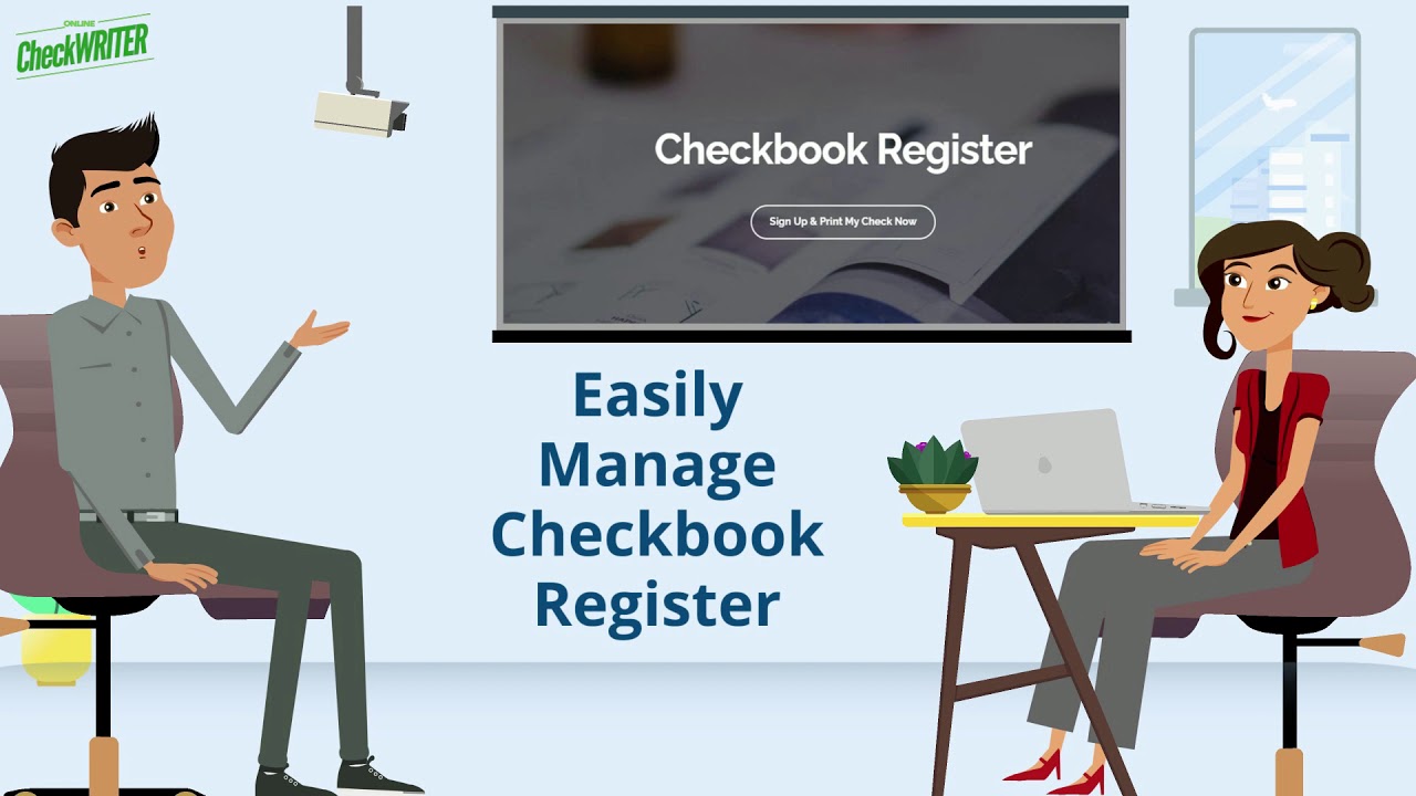 Secure Platform to Keep Checkbook Register