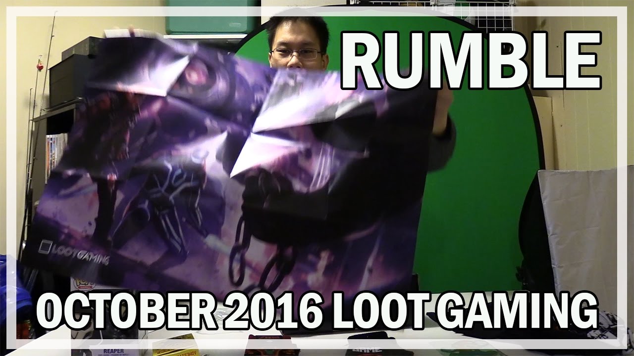 LootCrate Gaming RUMBLE Unboxing w/ Jonlaw98 (October 2016)