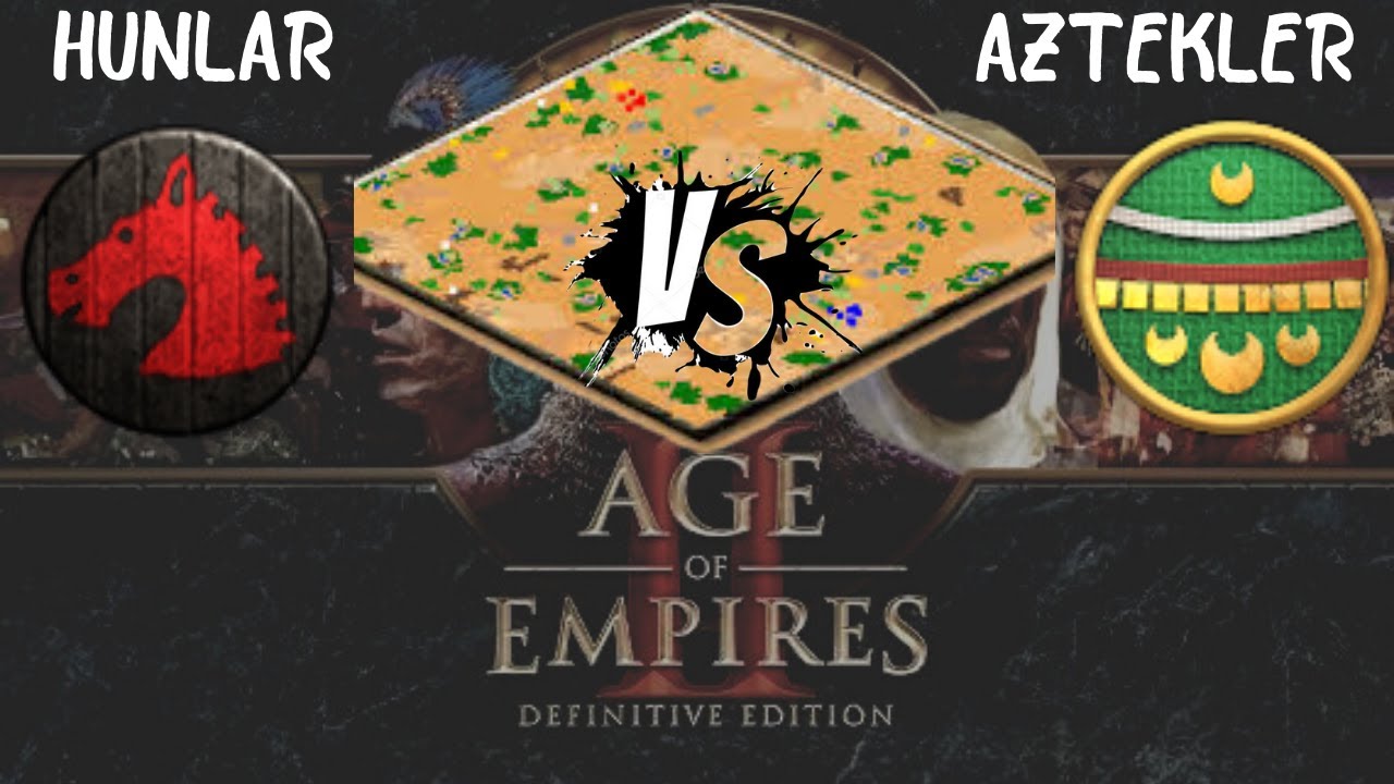 AGE OF EMPİRES 2 TÜRKÇE | 1v1 ARABİA | HUNLAR İLE FULL AGRESİF | #TÜRKÇE