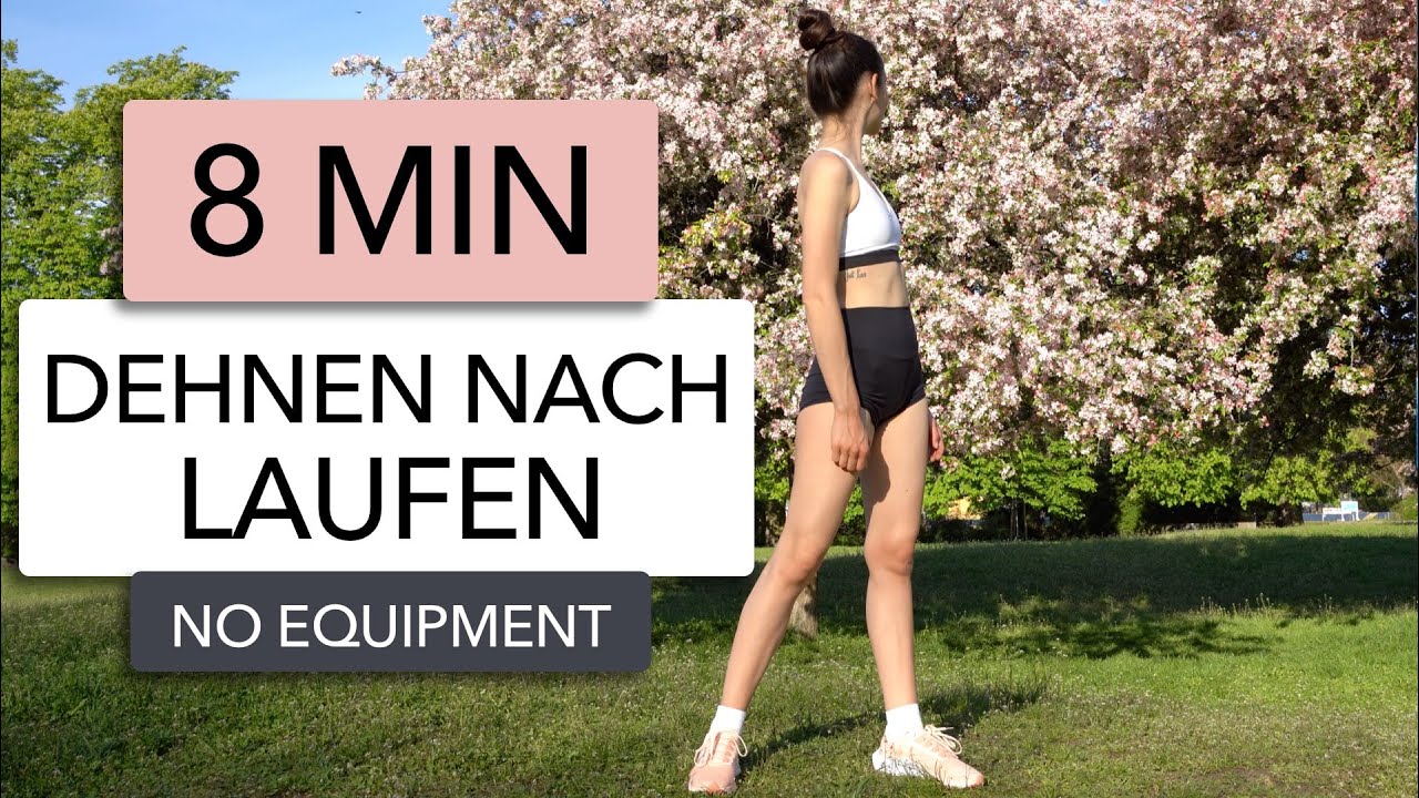 8 MIN DEHNEN NACH LAUFEN | COOL DOWN FÜR LÄUFER