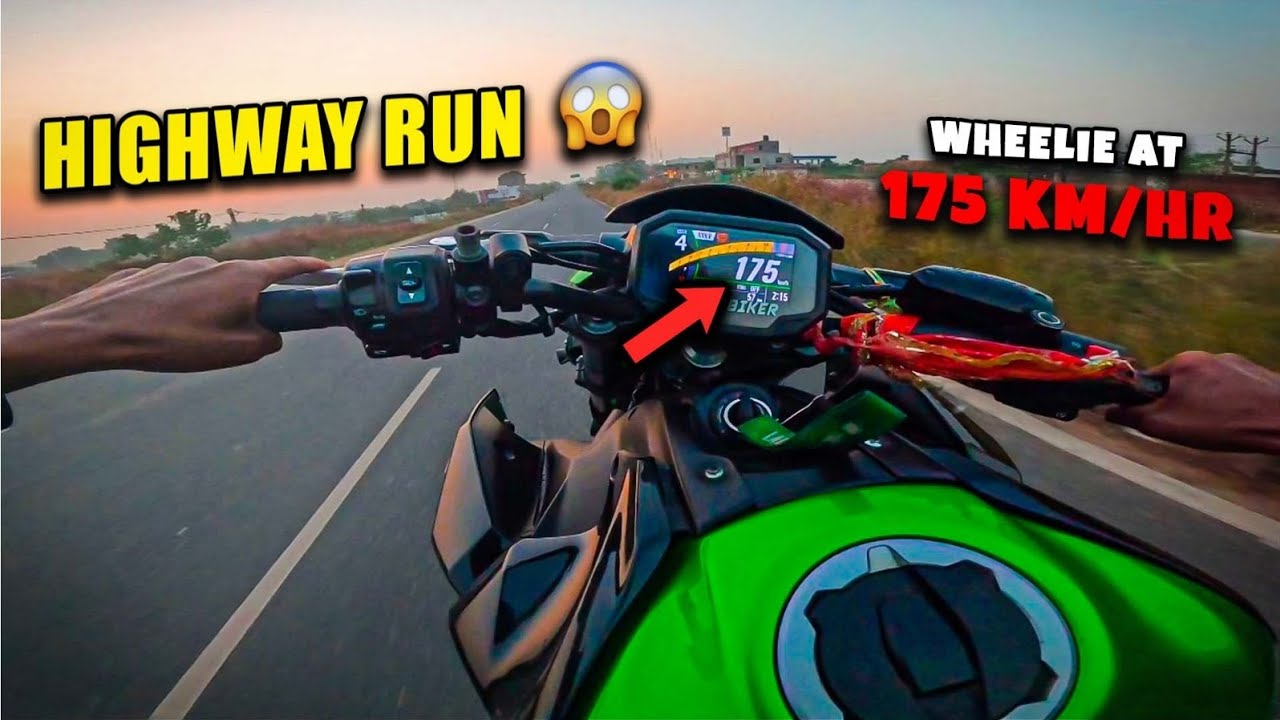 175 KM/H Wheelie on Highway 😳 | Kawasaki Z900 Hyper Ride Gone Crazy!