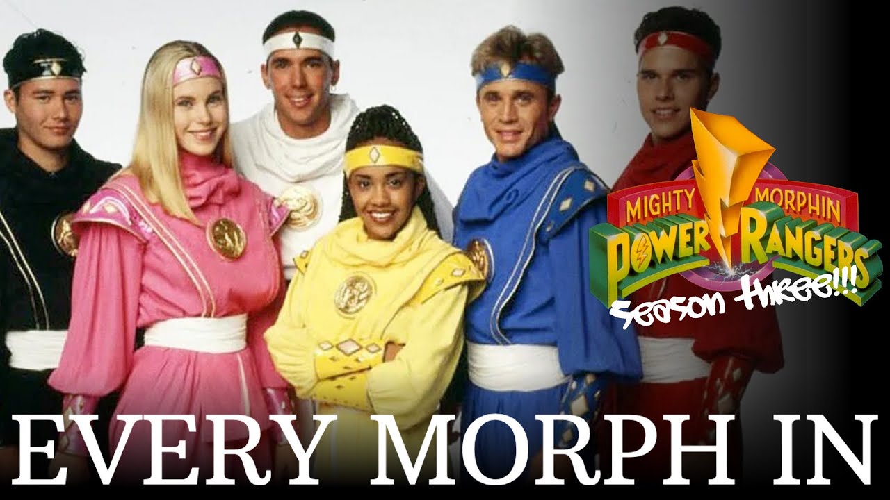 EVERY 'Mighty Morphin' Power Rangers' MORPH EVER (Season 3)