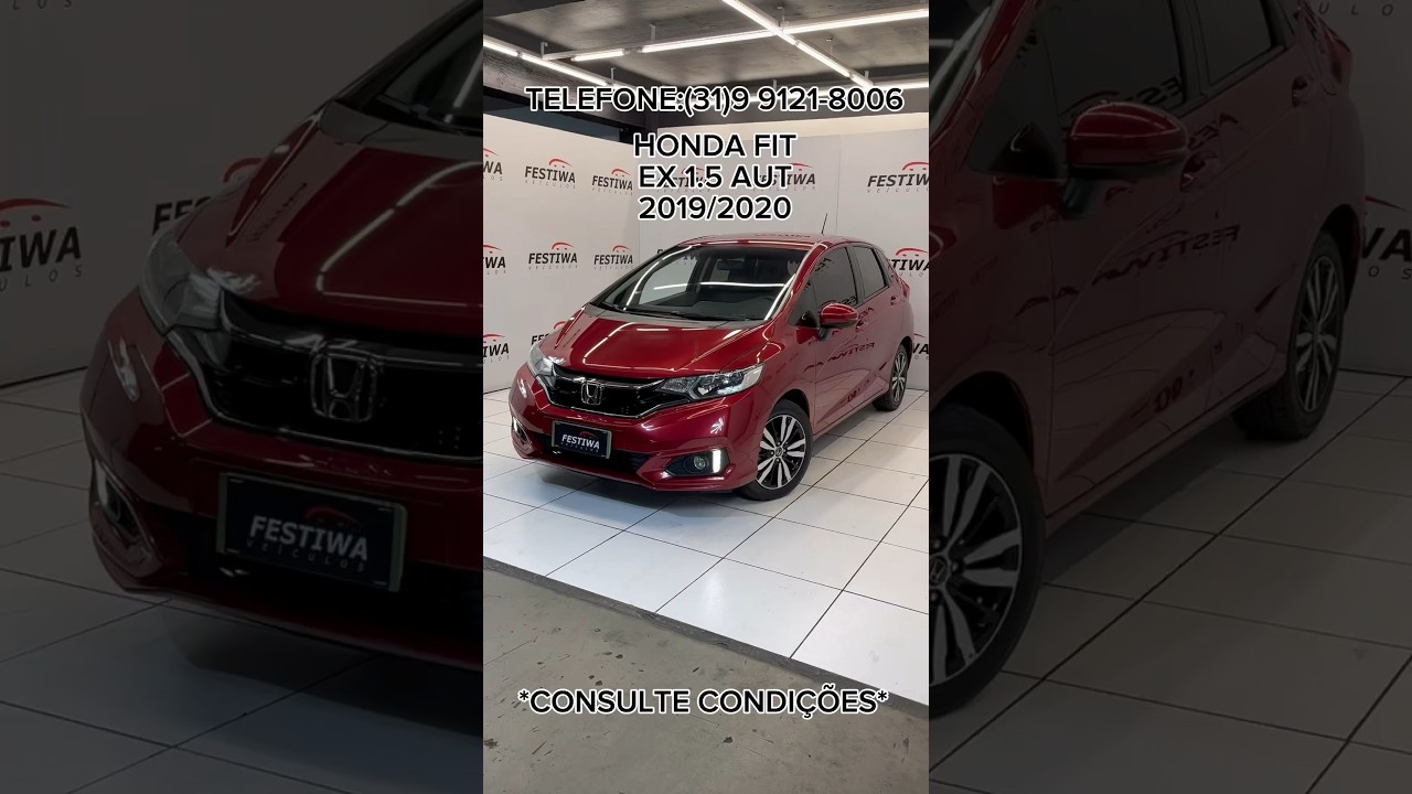 HONDA FIT EX 1.5 AUT 2019/2020 #honda #hondafit #carros #seminivos #festiwaveiculos